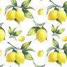 Little Johnny Lemons Digital Cotton Fabric 100% Cotton 150cm Wide