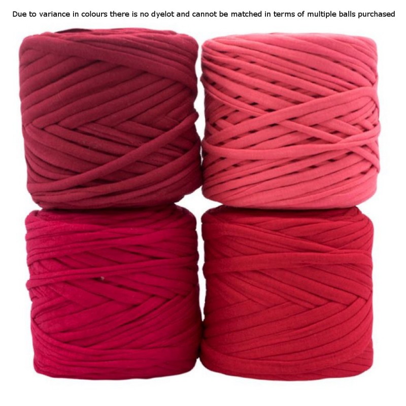 ReTwisst Recycled T-Shirt Craft Yarn Cotton Elastane Crochet Knitting Decor Min. 650g
