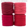1 x Ball Re Twisst Recycled T Shirt Craft Yarn Cotton Elastane Crochet Knitting Min. 650g
