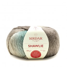 Sirdar 100g Shawlie Self Striping Sport Weight Knitting Crochet Yarn Ball Wool Delphinium