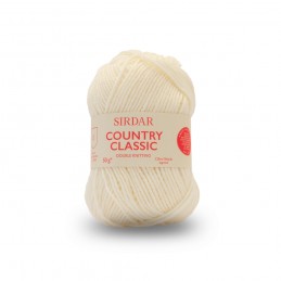 Sirdar 50g Country Classic DK Double Knitting Crochet Yarn Ball Wool Acrylic 850 White