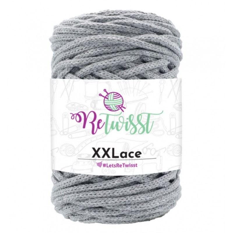 ReTwisst XXLace Macrame Recycled Cotton Craft Crochet Knitting Yarn Home Decor 250g