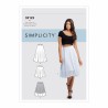 Simplicity Sewing Pattern S9123 Misses' Skirts R5 (14-22)