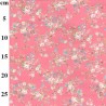 100% Cotton Poplin Fabric Rose & Hubble Leon Street Flower Petals Floral