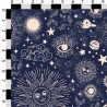 100% Cotton Digital Fabric Celestial Sun Moon Galaxy 150cm Wide