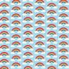 100% Cotton Digital Fabric Clouds Rainbows Rainbow Crafty 140cm Wide