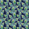 100% Cotton Digital Fabric Peacock Feathers Bird Crafty 140cm Wide
