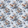 100% Cotton Digital Fabric Jurassic Pterodactyl Dinosaurs Crafty 140cm Wide