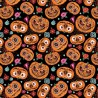 100% Cotton Digital Fabric Jekyll & Hyde Pumpkins Halloween 140cm Wide