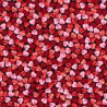 100% Cotton Poplin Fabric Rose & Hubble Valentines Love Hearts Romance