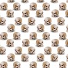 Flash Sale 100% Cotton Digital Fabric Oh Sew Evil Skulls In Lines Halloween 140cm Wide
