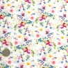 100% Cotton Digital Fabric Small Roses Pretty Garden Floral Flower 140cm Wide