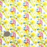 100% Cotton Digital Fabric Mixed Country Flowers Floral Garden 140cm Wide