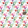 100% Cotton Digital Fabric Moody Meadow Country Floral Flowers 140cm Wide