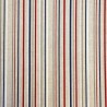 Cotton Rich Linen Look Fabric Nautical Multi Stripes Lines Upholstery