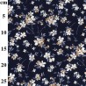 100% Cotton Poplin Fabric Rose & Hubble Petal Blossom Floral Flower Foley Avenue
