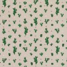 Cotton Rich Linen Look Fabric Desert Days Cactus Plants Upholstery