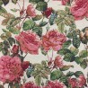 Tapestry Fabric Floral Rose Upholstery Furnishings Curtains 140cm Wide