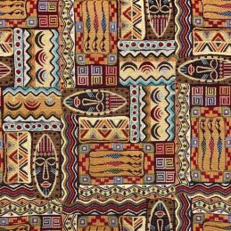 Tapestry Fabric Kenya Art...