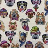 Tapestry Fabric Funny Dogs Upholstery Furnishings Curtains 140cm Wide