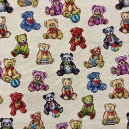Tapestry Fabric Teddy Bears...