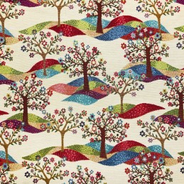 Tapestry Fabric Tree Of...