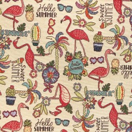 Tapestry Fabric Tropical...