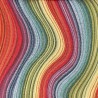 Tapestry Fabric Rainbow Stripes Upholstery Furnishings Curtains 140cm Wide