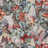 Tapestry Fabric Monet Butterflies Upholstery Furnishings Curtains 140cm Wide