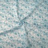 Polycotton Fabric Delicate Floral Vines Flowers Leaves Leaf