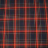 Polyviscose Tartan Fabric Fashion Red Green Gold Scottish Plaid Check Woven