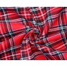 Corduroy Cotton Fabric Fashion Tartan Check Plaid Soft & Warm