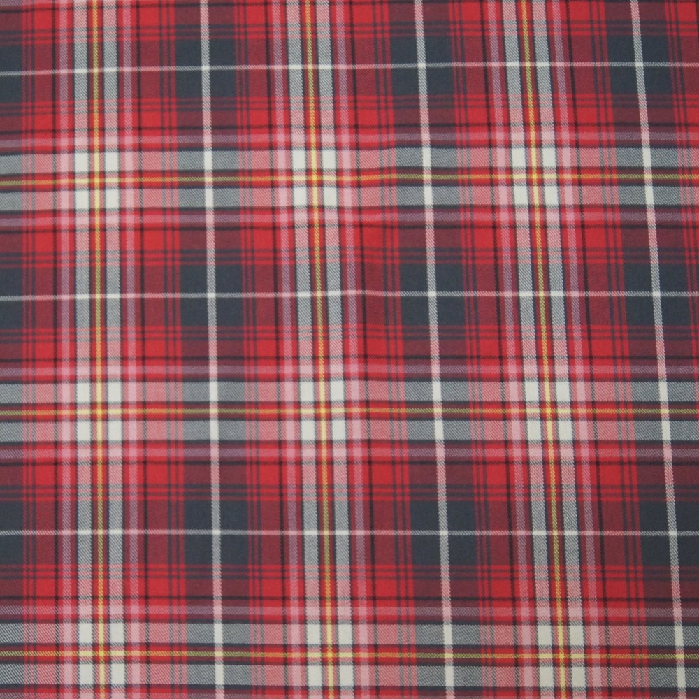 Polyviscose Tartan Fabric Fashion Gold Green Line Scottish Plaid Check ...