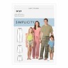 Simplicity Sewing Pattern S9127 Adults, Child & Teen Sleepwear Trousers & Shorts