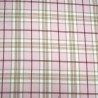 Polyviscose Tartan Fabric Fashion Pink Lines 78 Scottish Plaid Check Woven