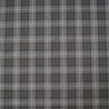 Polyviscose Tartan Fabric Fashion Light Dark Grey 80 Scottish Plaid Check Woven