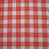 Polyviscose Tartan Fabric Fashion Grey Red 84A Scottish Plaid Check Woven