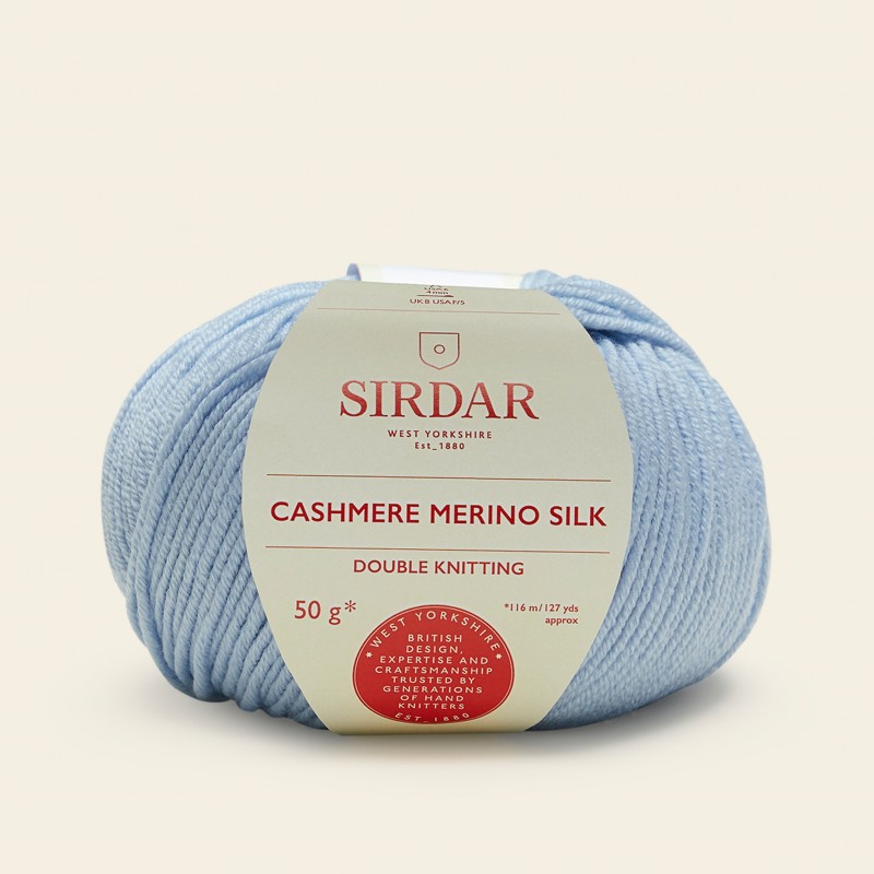Sirdar 50g Luxury Cashmere Merino Silk DK Double Knitting Yarn Crochet Wool