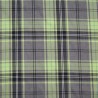 Polyviscose Tartan Fabric Fashion Green Grey 92 Scottish Plaid Check Woven