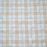 Polyviscose Tartan Fabric Fashion Pale Blue Grey 84D Scottish Plaid Check Woven
