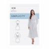 Simplicity Sewing Pattern S9138 Misses Dress With Front Tucks And Belt Carrier