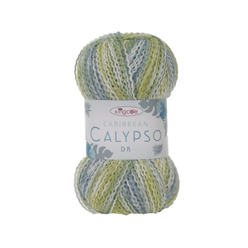 King Cole Caribbean Calypso DK Knitting Yarn 100g Acrylic Crimped Wool