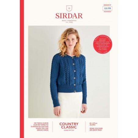 Sirdar Ladies Waistcoats Country Style Knitting Pattern 9433 DK 