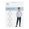 Simplicity Sewing Pattern S9056 Children’s Boys’ Classic Slim Fit Shirt