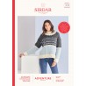 Sirdar Knitting Pattern 10184 Womens Crew Neck Sweater in Adventure Super Chunky