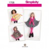 Simplicity Child's Fleece Capes Sewing Pattern 1706