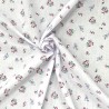 Polycotton Fabric Floral Flowers Stems Ditsy Flower Leaves Garden Bennetts Way