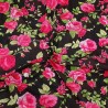 Polycotton Fabric Summer Roses Floral Flowers Tomkinson