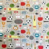 100% Cotton Fabric Sports Day Football Cricket Tennis Rugby