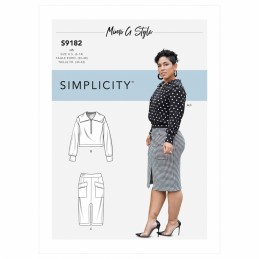 Simplicity Sewing Pattern 8652 Vintage Inspired Pencil Skirt 